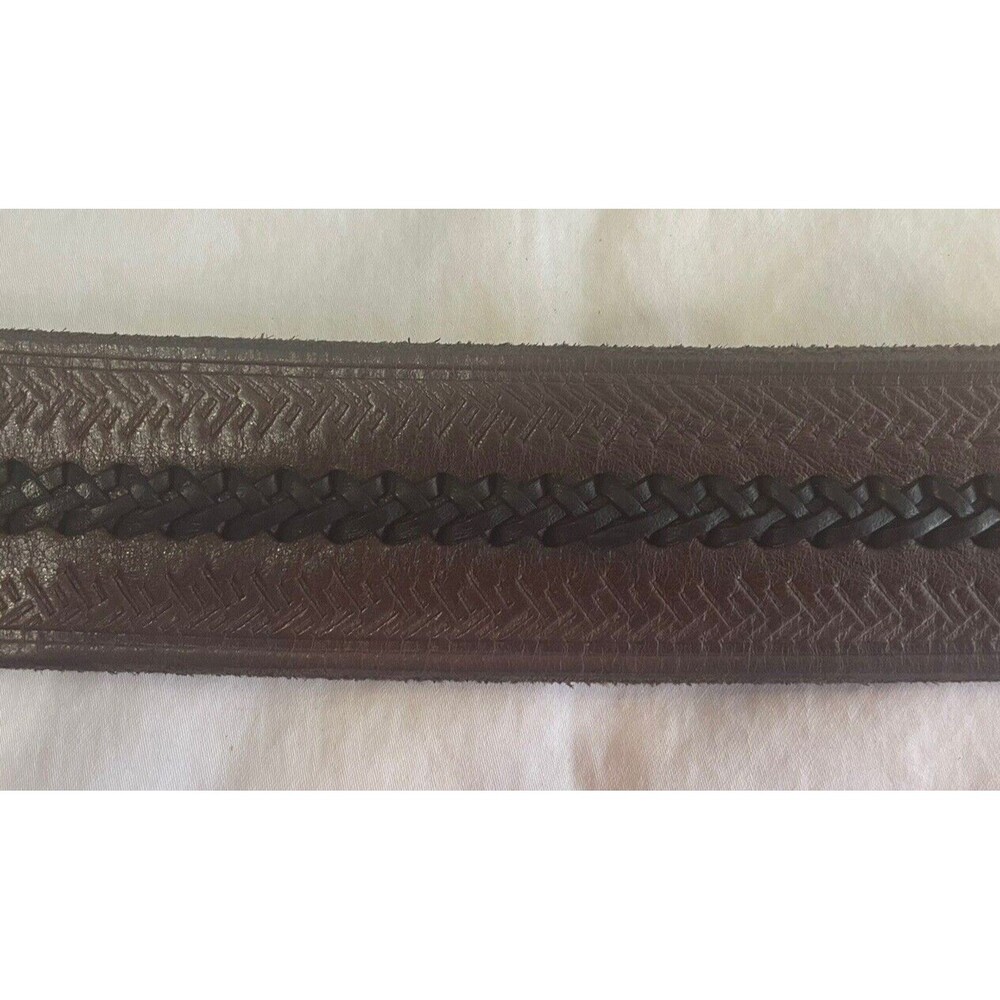 Lauren Ralph Lauren Brown Leather Belt Size M - Picture 6 of 11